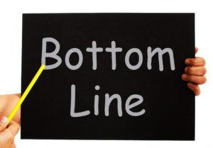 Bottom Line Blackboard Means Net Earnings Per Share