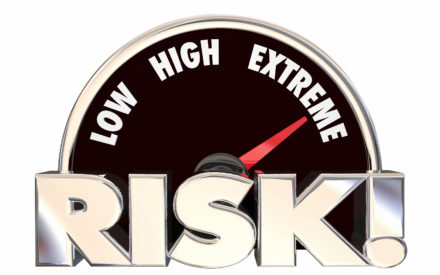 Risk Low High Extreme Speedometer Danger Level 3d Words