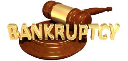 Bankruptcy Law Concept 3D Illustration