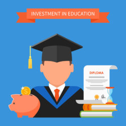 Invest-in-education-concept
